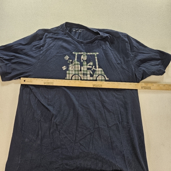TravisMathew XL Navy Golf Cart Graphic T Shirt - Picture 4 of 5